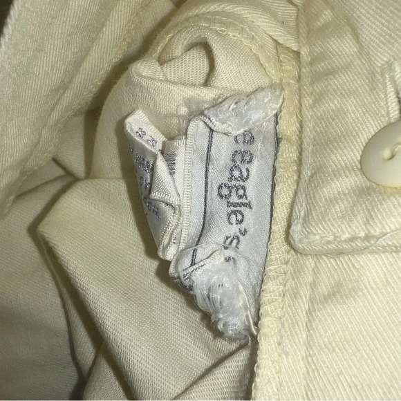 Vtg Eagle’s eye yellow button down maxi pleated skirt with pockets sz 10 - Picture 3 of 4